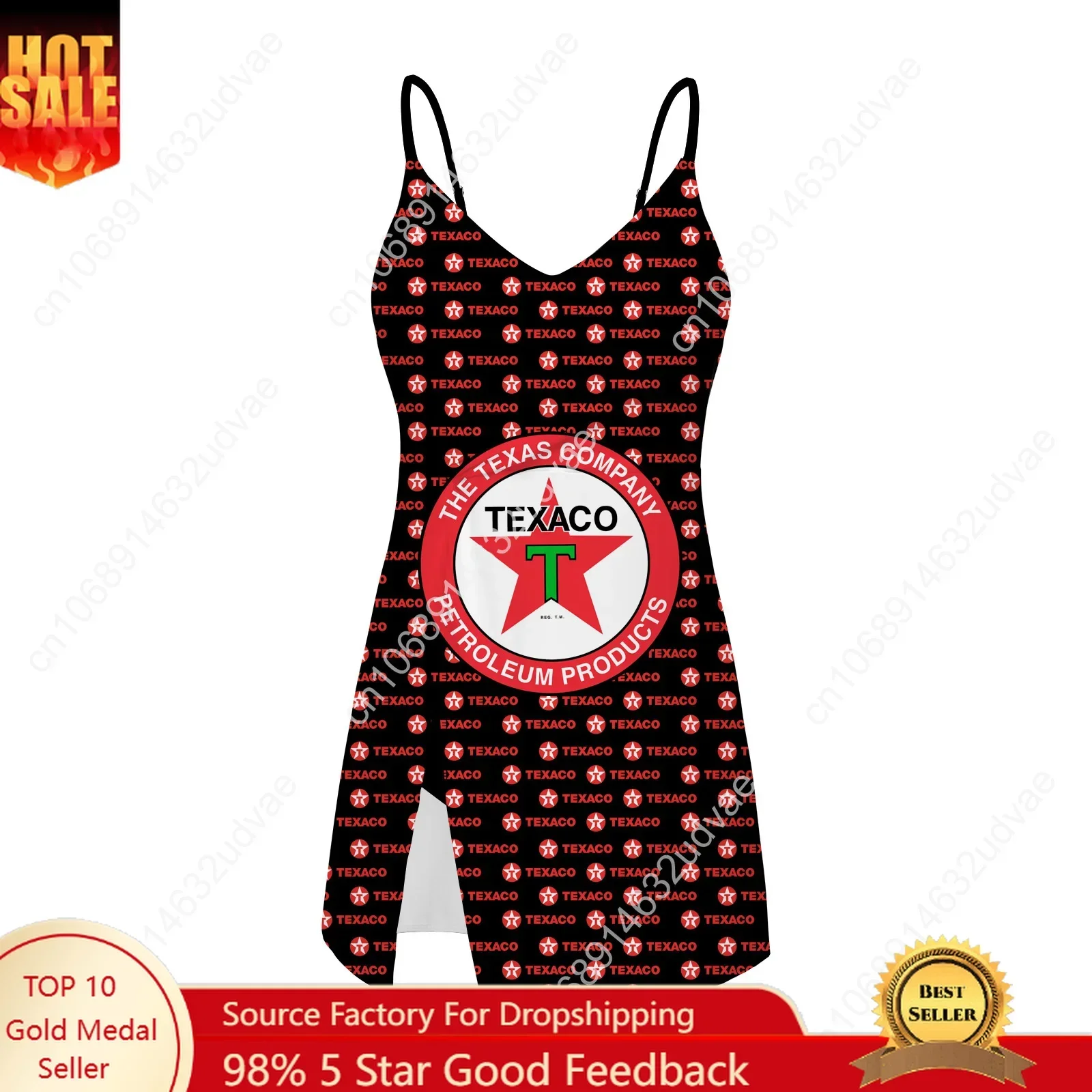 Texaco Sling Dress Swimsuit Womens Bathing Suits Personalized Fashion Swimwear Pool Party Bikini Custom Made Beachwear