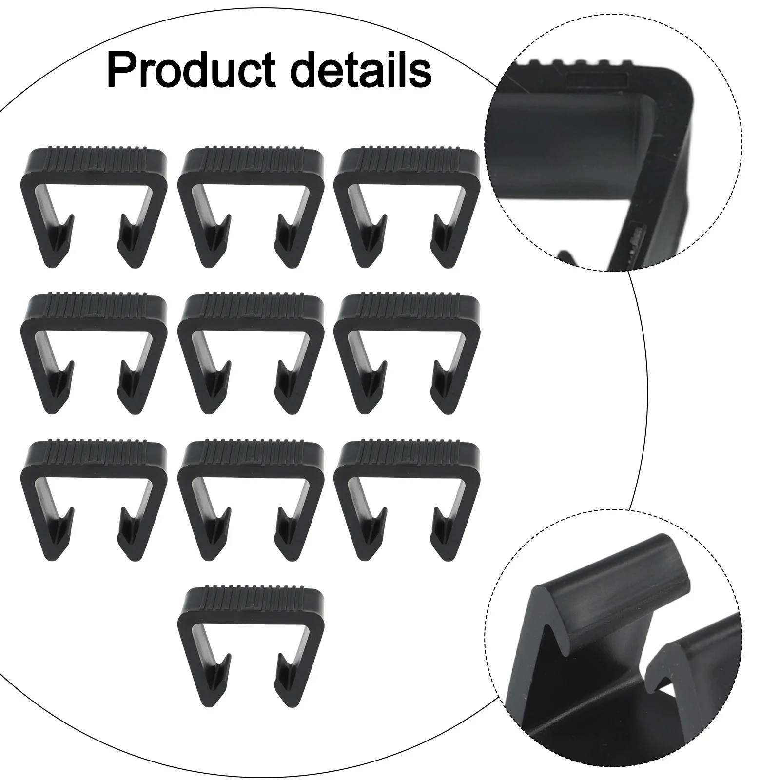 Patio Arrangement 4.25cm Modular Sofa Connectors All Weather Resistant Clips Sunlounger All-Weather Clips Secure Fit Connectors