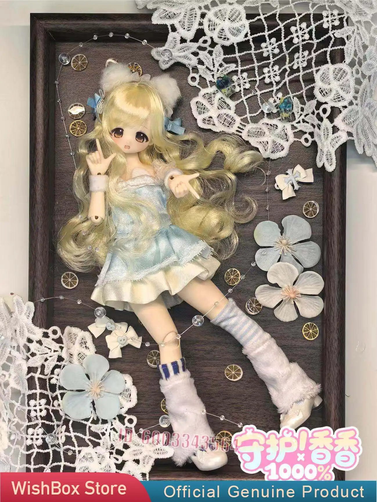 Genuine Xiangxiang 1/6 BJD Blind Box 1000% Hair Transplant BJD Doll Cut Anime Figure Doll Ornament Model Birthday Gift - view 5