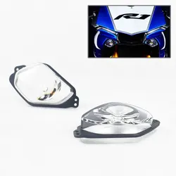 Motorcycle Headlight Cover for Yamaha YZFR1 R1M YZFR6 MT10 Headlamp Lens ABS Clear Housing