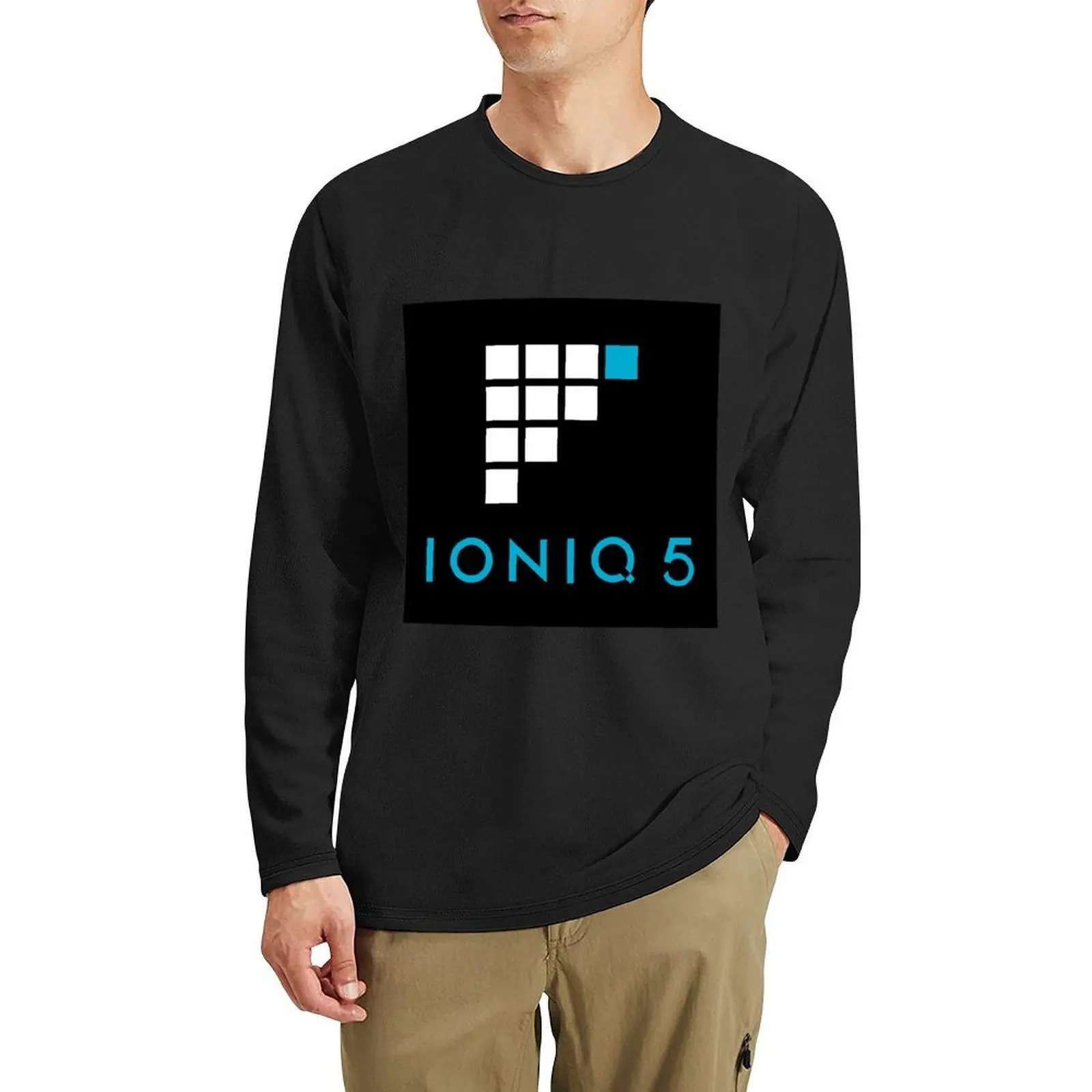 Ioniq 5 - Fully Charged logo Long T-Shirt cute tops Oversized t-shirt sublime t shirt Blouse mens clothes