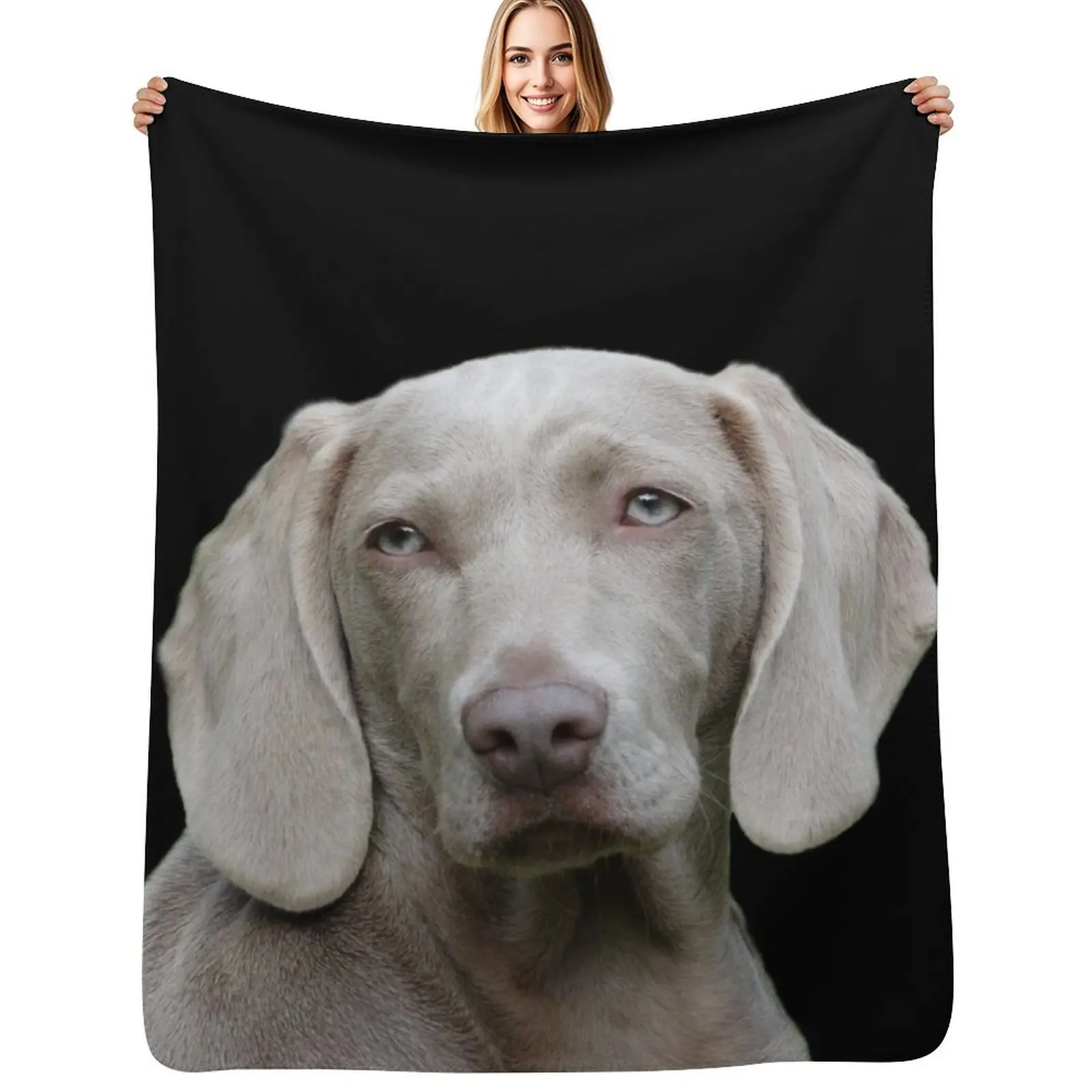 

Weimaran Throw Blanket Cozy Throw Blanket for Bed Sofa Chair