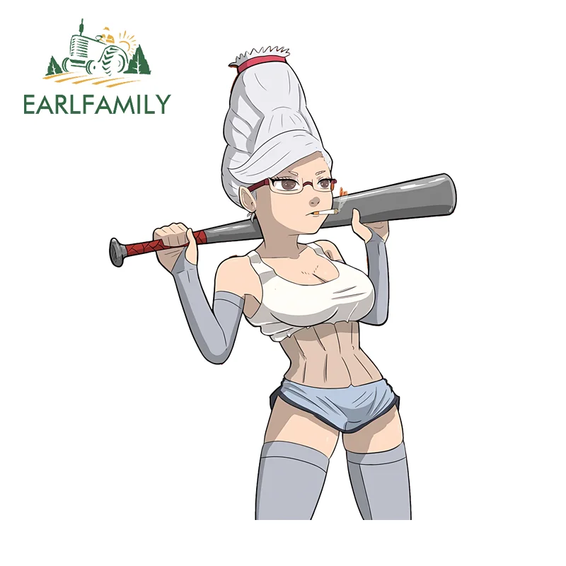 EARLFAMILY Seiko Ayase Struggle Anime Mädchen Autoaufkleber Tumbler Motorrad Cuite RV Hentai Aufkleber Lustiger Vinyl Autotürschutz