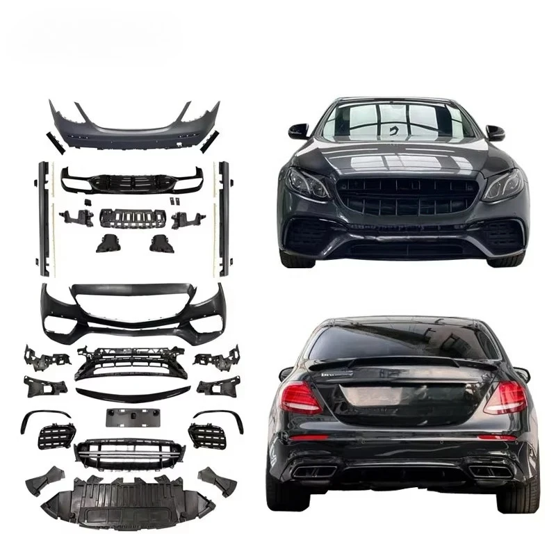 

Комплект обвеса в стиле E63 для W213: обновление до E63s, передний бампер, решетка радиатора, боковые пороги, диффузор, выхлопные трубы 2017-2020