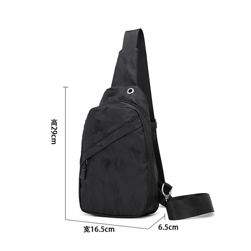 2024 Popular Chest Bag for Men Oxford Shoulder Small Bags Party Sports Travel Shopping Crossbody Sling Pouch Dropshipping