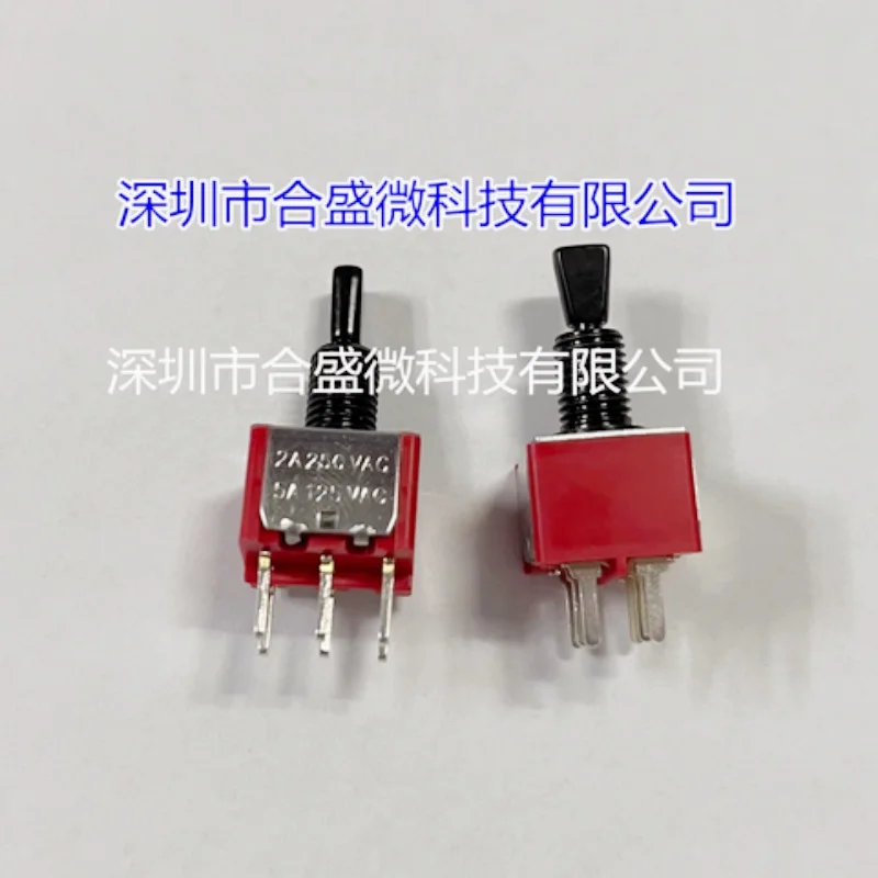 2PCS Button switch 6-pin 3rd gear toggle switch MT-0-203-F102-T000-RS