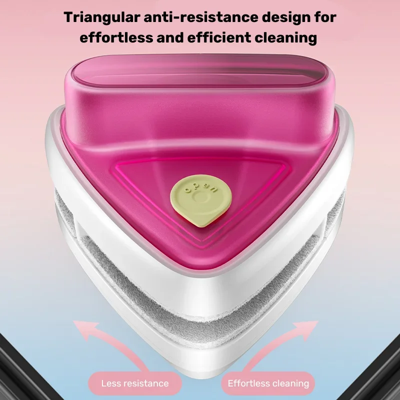 NEW Window Cleaner Double-Layer Hollow Glass Cleaner Household Cleaning Double-sided Magnetic Glass Cleaner Tools 25-35MM