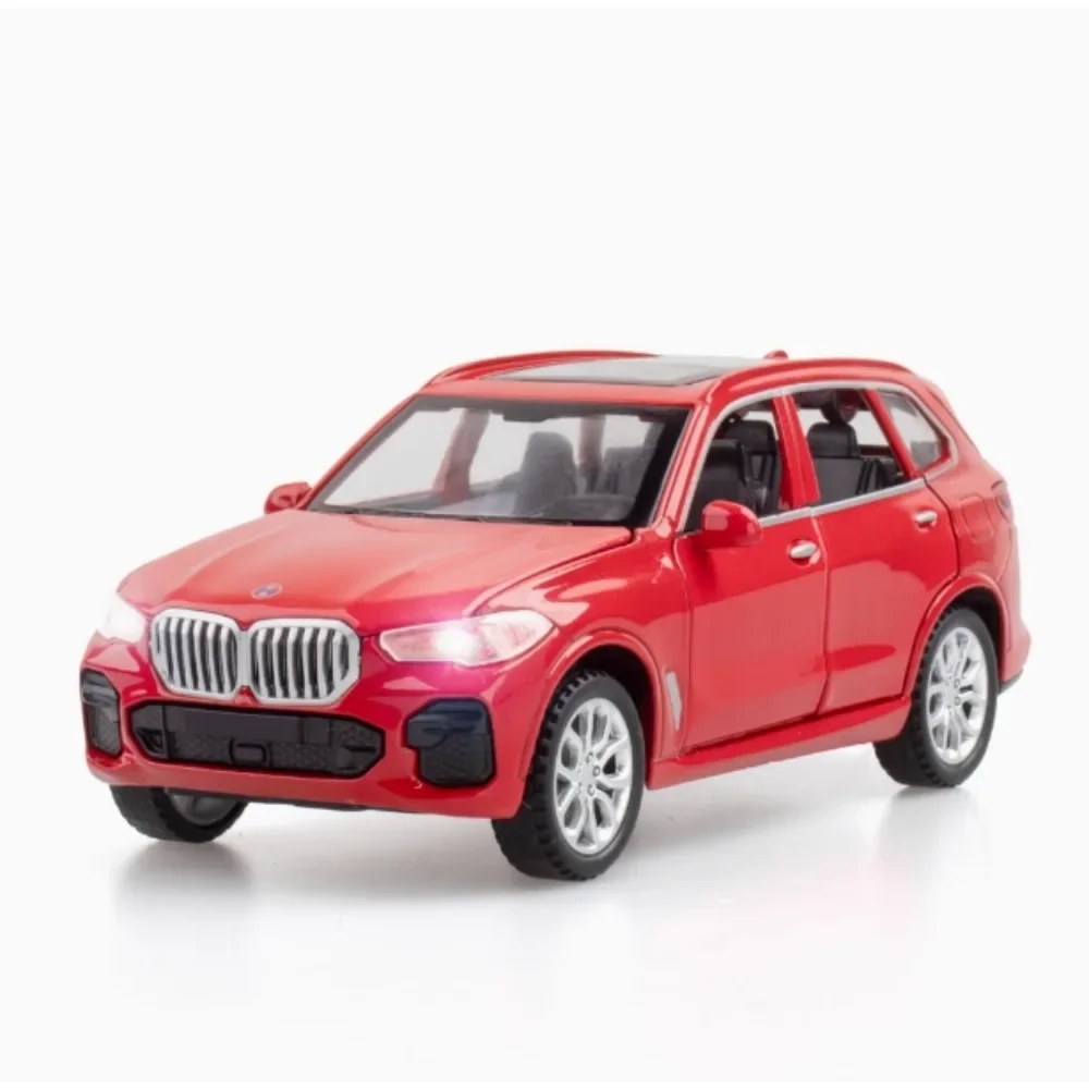 1:32 X5 SUV High Simulation Diecast Metal Alloy Model car Sound Light Pull Back Collection Kids Toy Gift