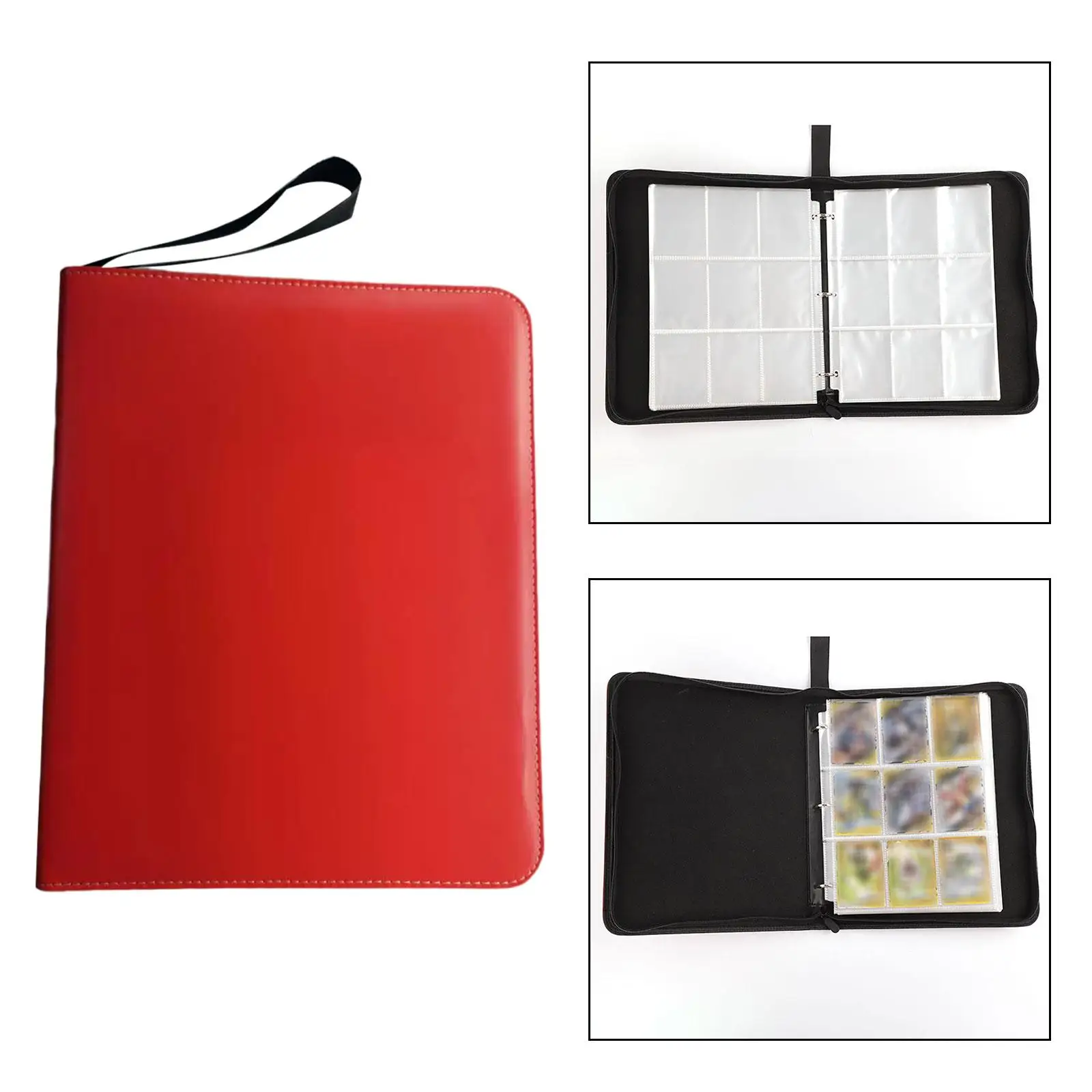 Trading Card Carrying Binder Sturdy Card Holder Folders Card Storage Case