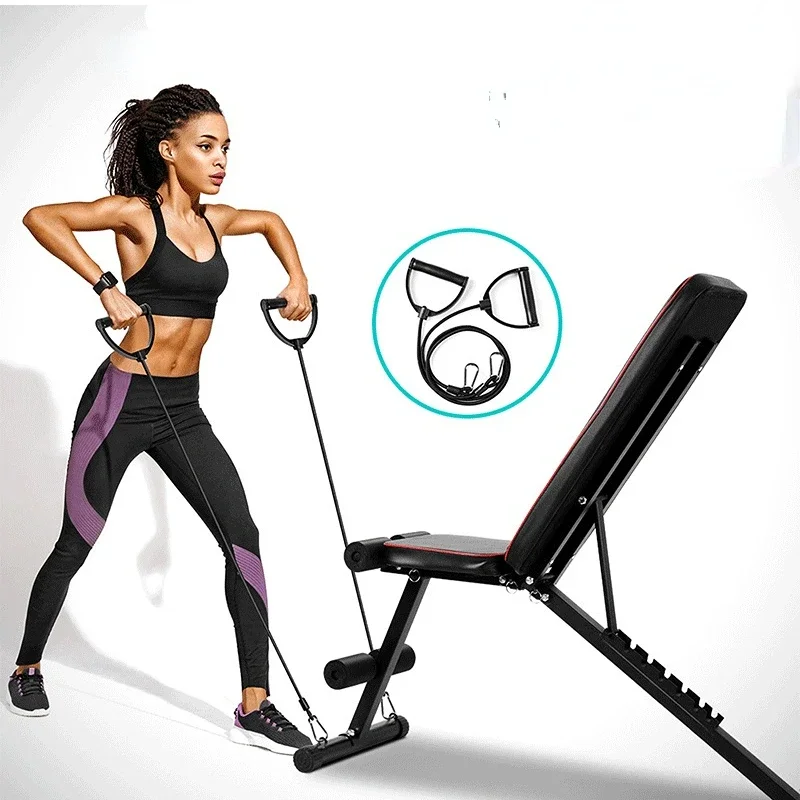 

Multifunctional Folding Fitness Chair – Sit-up and Abdominal Board, Dumbbell Bench, Home Gym Equipment, Adjustable Workout Bench