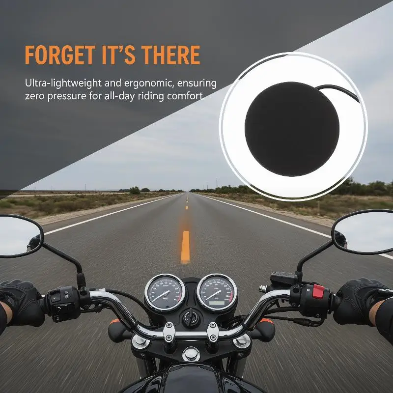 Bluetooth Motorcycle Helmet Intercom 1Pcs Soft Wire Mic 35mm Speaker for Offroad Adventures view 4