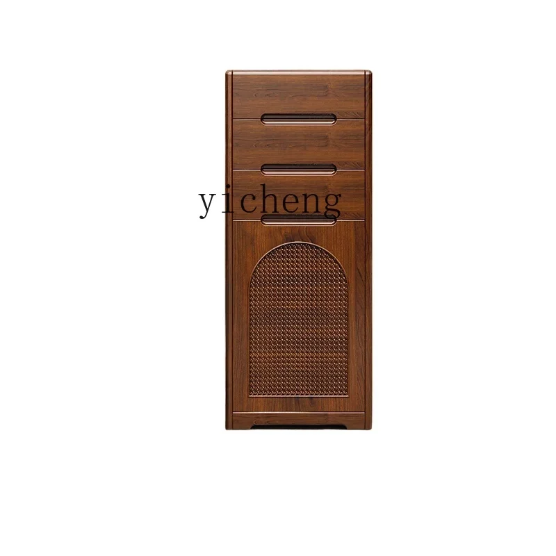 

TQH Modern Safe Household Solid Wood Invisible Anti-theft Living Room Bedroom Intelligent Hidden Large Capacity Safe