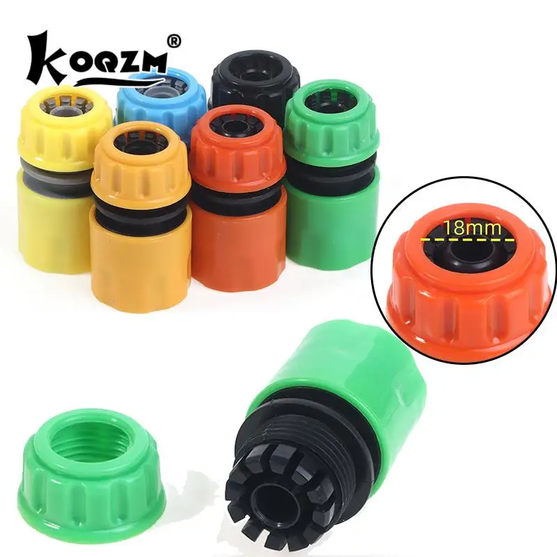 4 Points Water Pipe Fast Connecting Joint Hose Tubing Repair Coupler Garden Irrigation Adapter Quick Water Connector