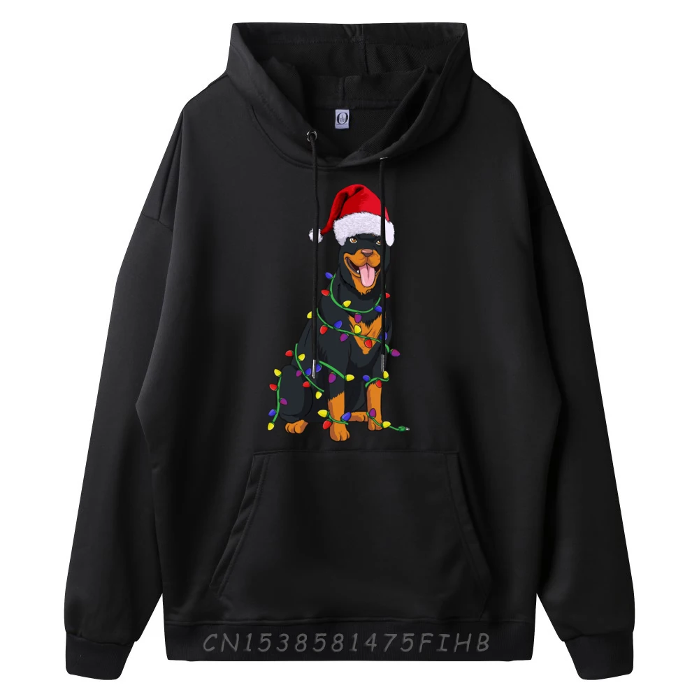 Rottweiler Christmas Dog 3d Printed Pullover Hoodies Graphic Pullover Hoodies Hoodie Happy New Years