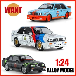 1:24 BMVV M3 Alloy Diecast Exquisite Model Metal Material Colored Plate High Simulation Sound Light Children Gift Boy Toys