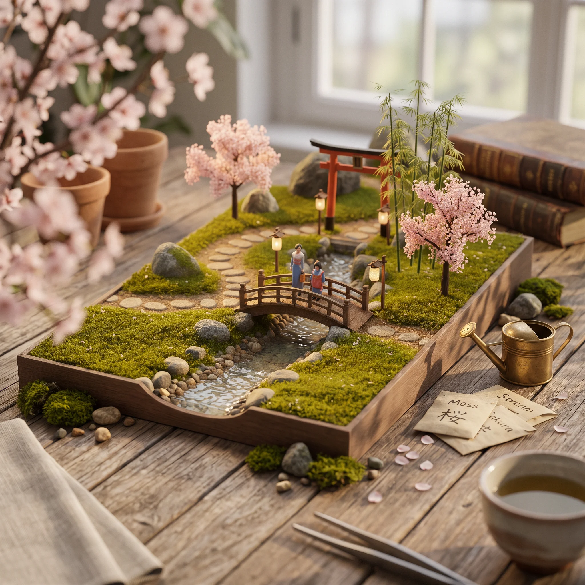 Realistiche Resin Mother and Daughter Boneco Painted 1 64 Scale Diorama Model for Model Scenes