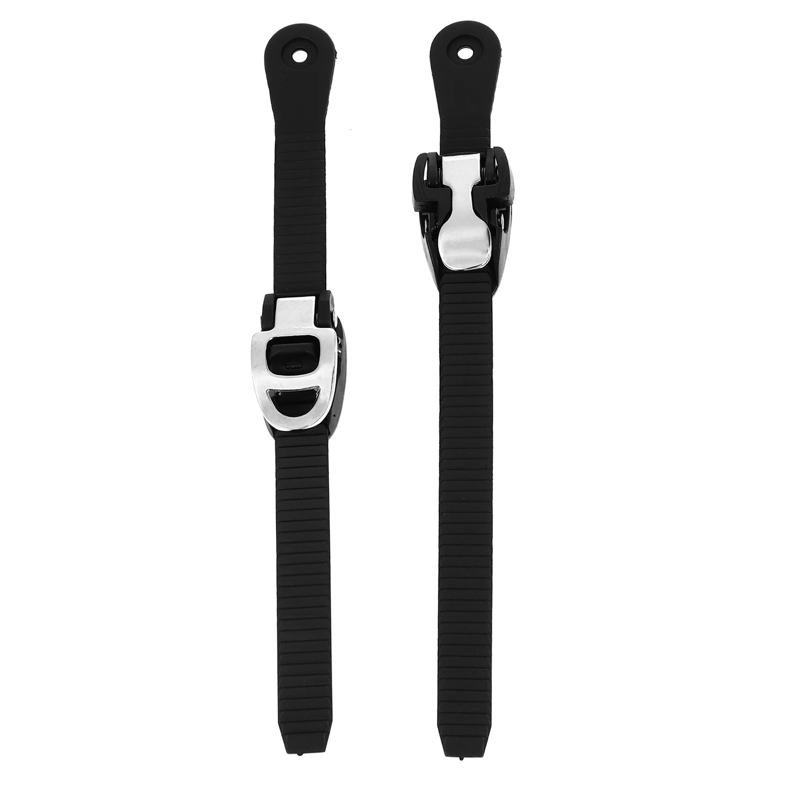 

2 шт., ремни для роликовых коньков, 25 см, 22 см, черная металлическая пряжка, регулируемая трещотка для йоги, прочная портативная обувь с фиксированными ремнями для катания на коньках