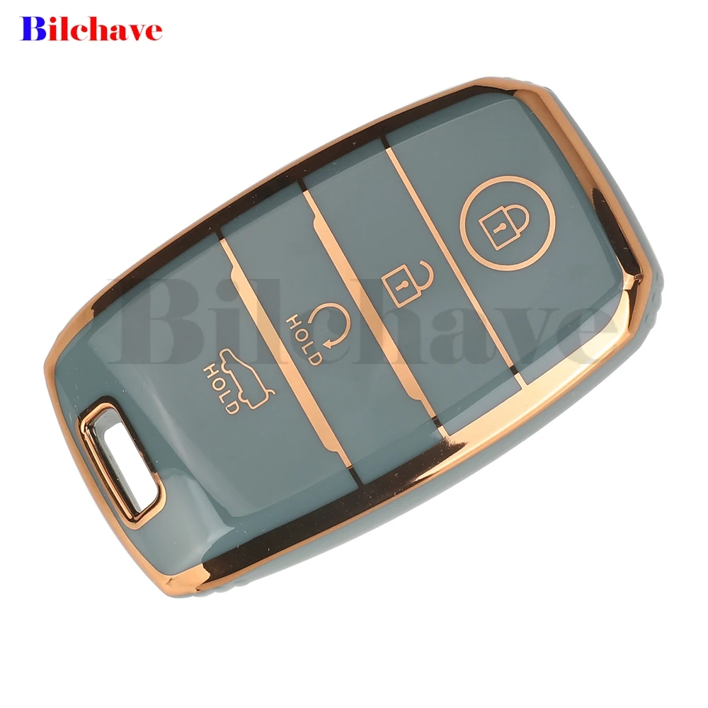 jingyuqin NEW TPU Remote Car Key Case 3/4/5/6 Buttons Fob For KIA K5 K3 K4 Sportage Cerato Optima  Remote Car Accessorie