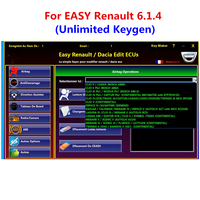 Upgraded Version for Renault Software Renolink V2.10 for Renault Car OBD2 Air-bag Reset Key Coding Auto Tools License Activation