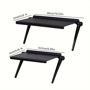 1PC House Organizer Adjustable TV Screen Superior Shelf Rack Computer Monitor Desktop Expositor TV Rack Router Store Holder 8 Main Sales Base Individual Bed Used - №1