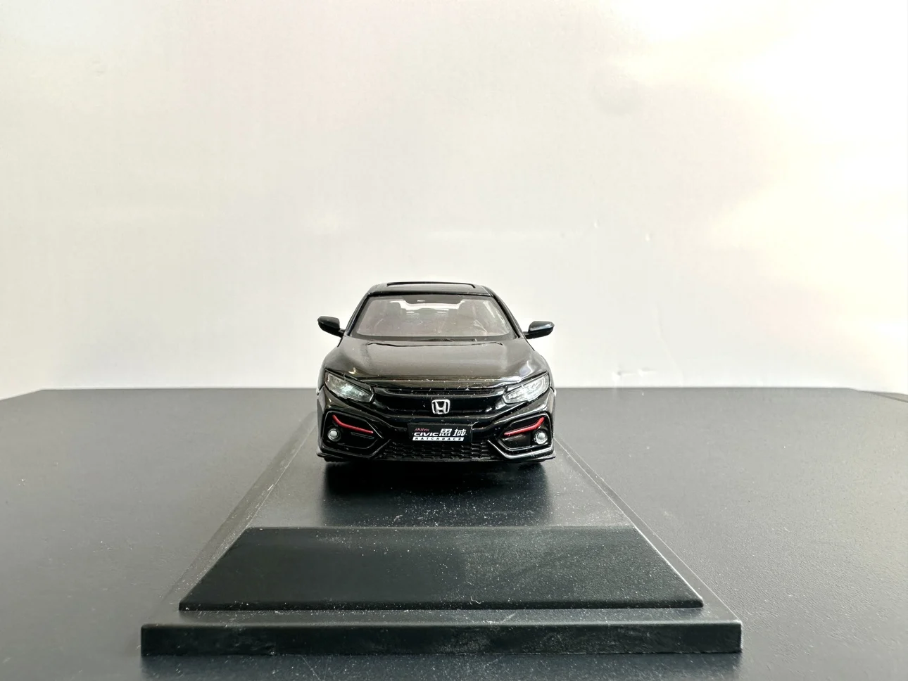 Dongfeng Honda, Schrägheck, Civic, schwarzes Automodell, Original 1.: 43 Legierungssimulationsspielzeugautomodell