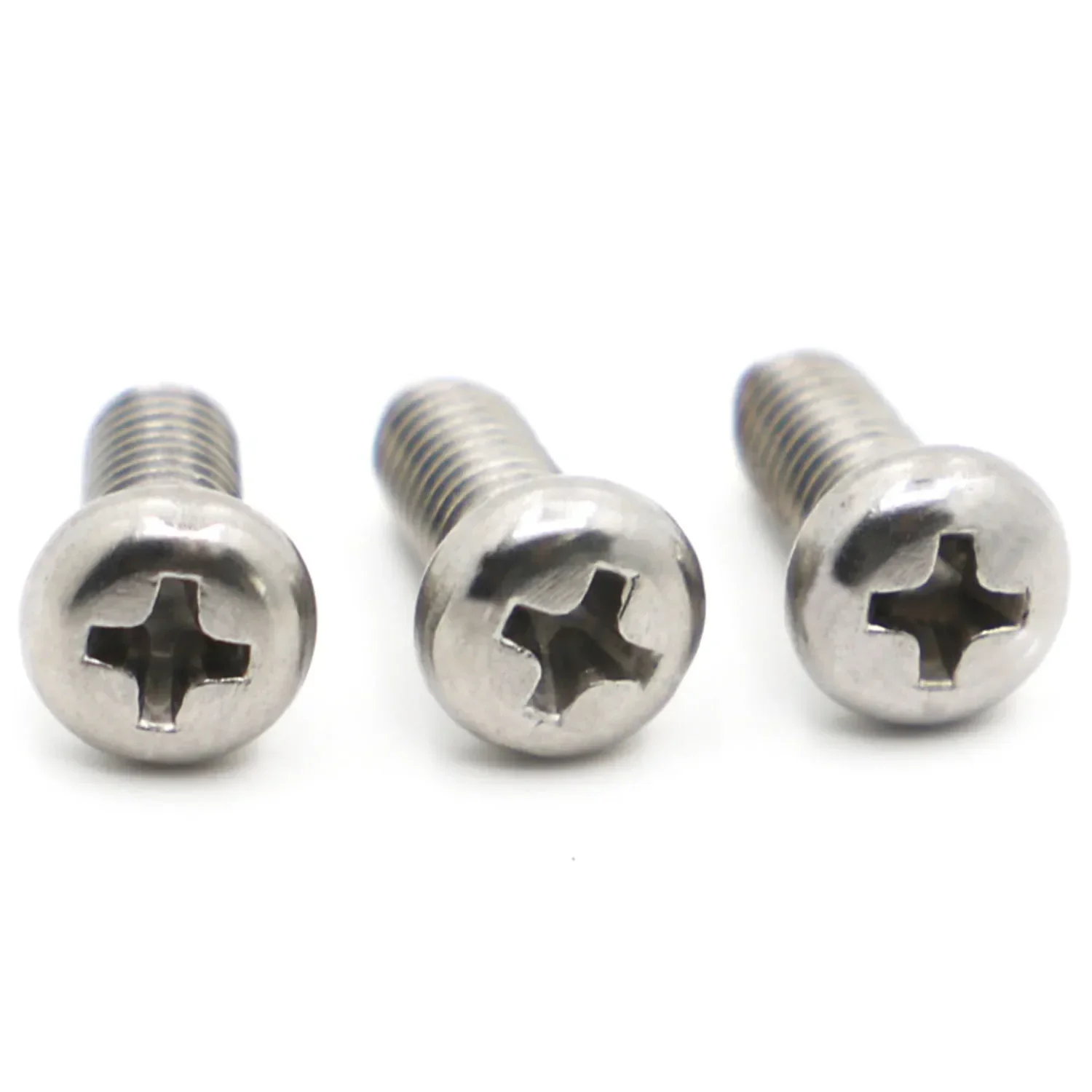 304 Stainless Steel GB818 Phillips Cross Recessed Pan Head Screws M1 M1.2 M1.4 M1.6 M2 M2.5 M3 M4 M5 M6 M8