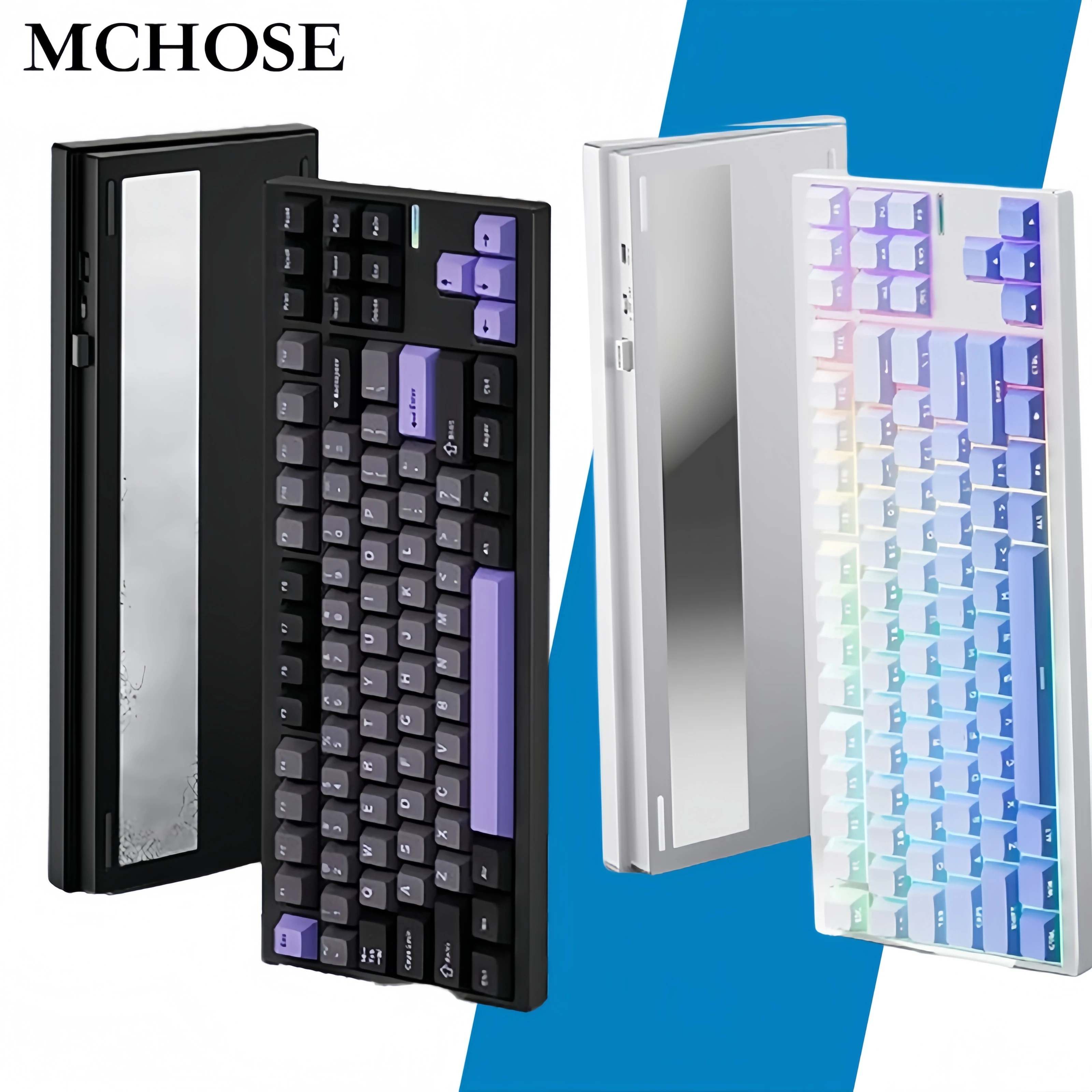 

MCHOSE GX87 V2 Mechanical Keyboard 87Keys 80% Layout 220 Mesh CNC Aluminum Shell Customized Hifi Switch Quick Realease Structure