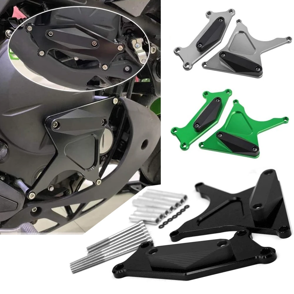 

Мотоциклетные аксессуары для Kawasaki Versys 650 Ninja 650R ER6N ER6F 06-2024 Z650, крышка двигателя, аварийные колодки, защита слайдеров рамы