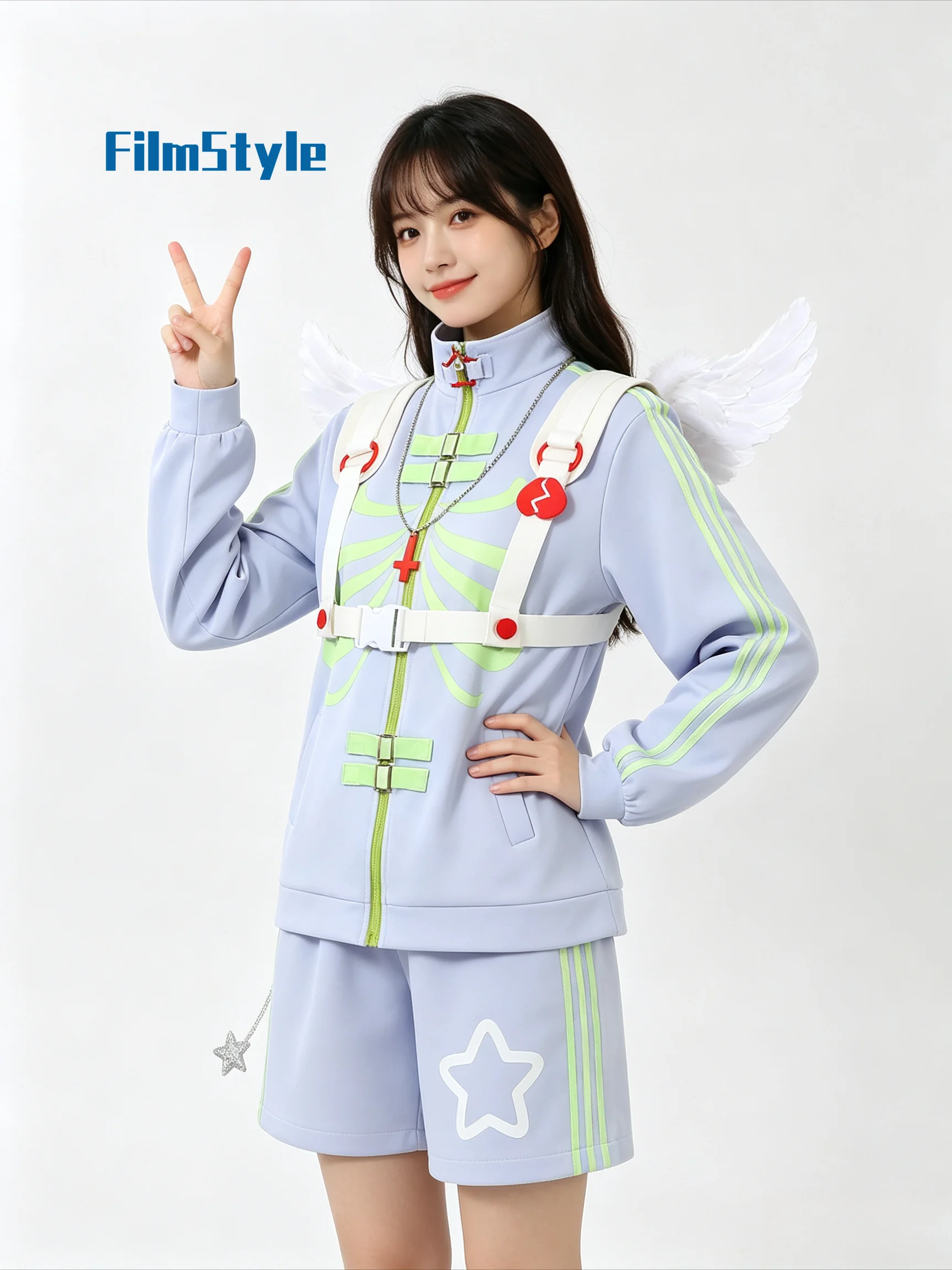 Anime Link Click Li Tianchen Cosplay Costume Uniform Halloween Carnival Party Christmas Play Role Clothes Clothing