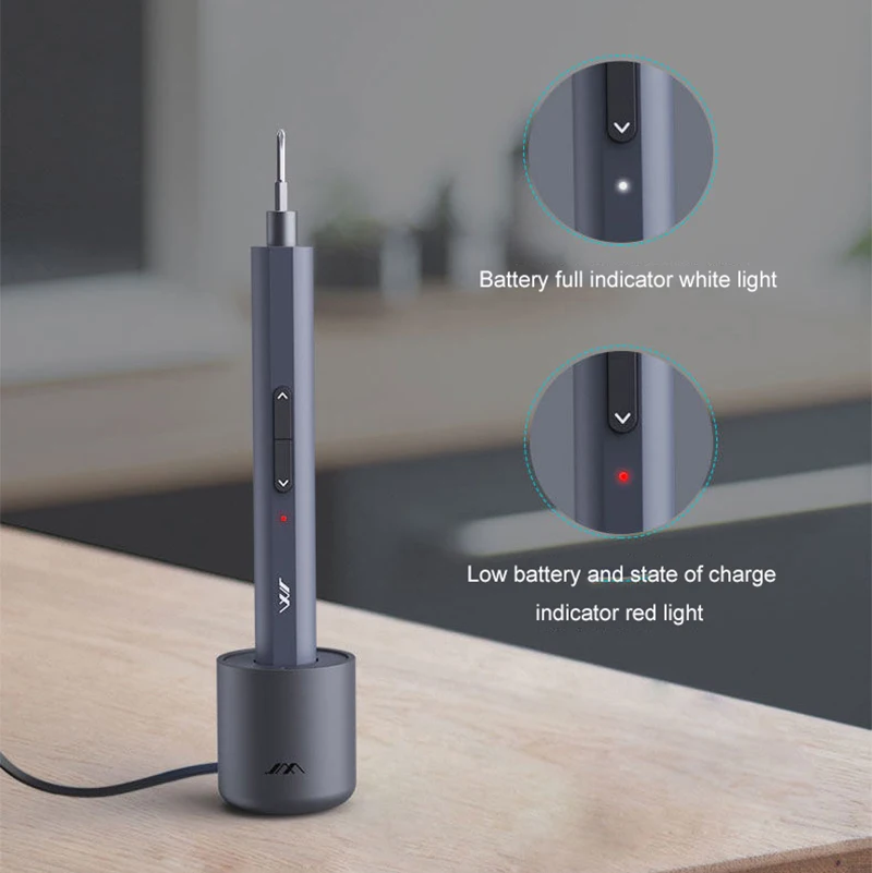 Youpin JIMIHOME Juego de destornilladores eléctricos de precisión, Mini Kit de destornillador magnético, brocas, herramienta de reparación portátil multifuncional para el hogar