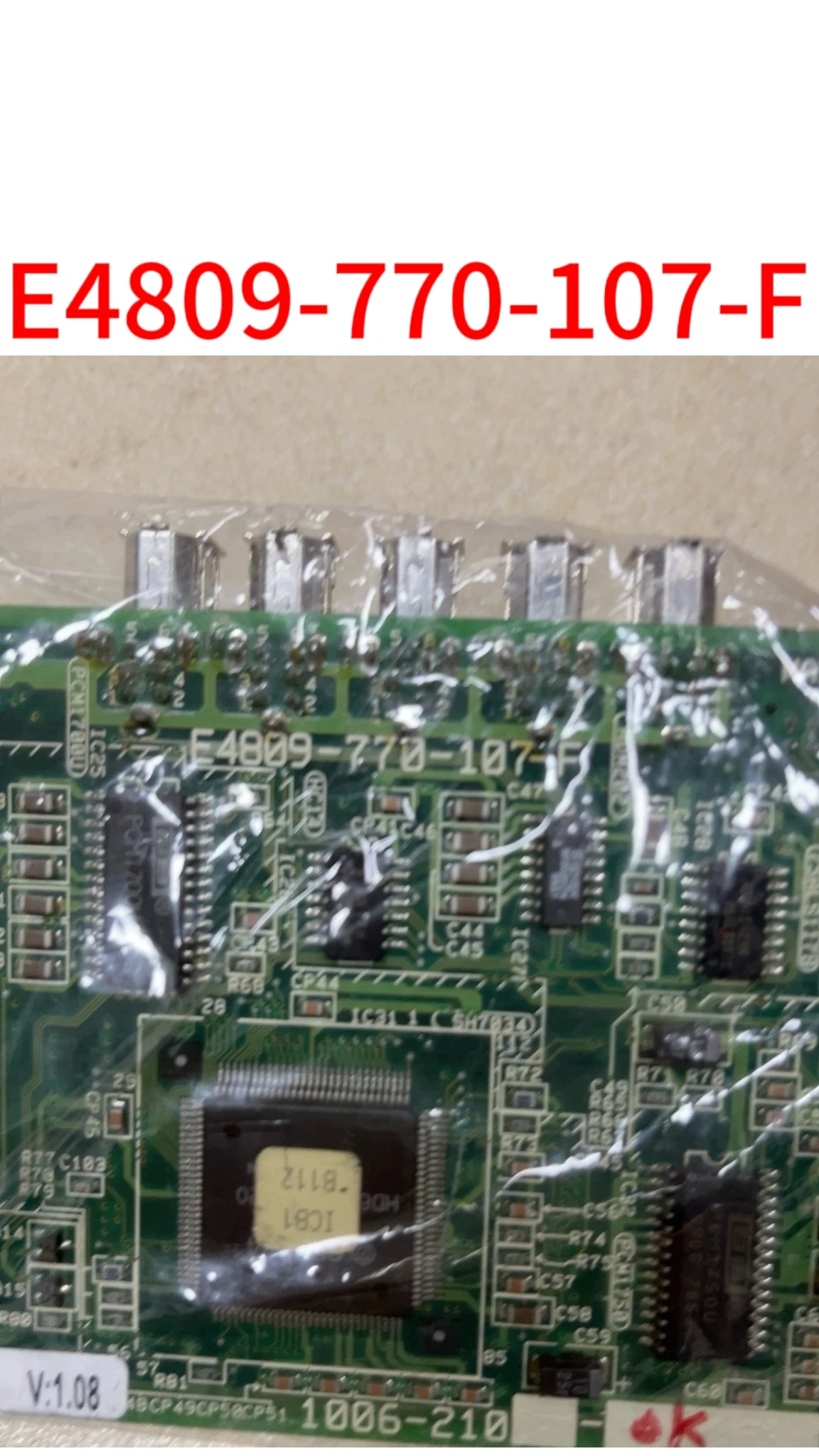 

Second-hand OKUMA E4809-770-107-F test OK