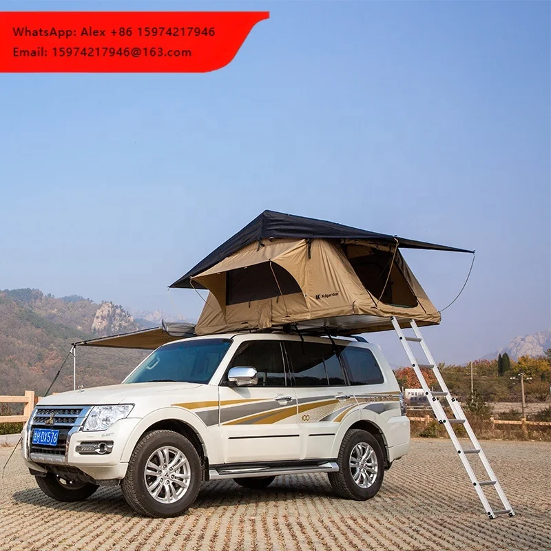 Travelling Folding Car Truck Camping Soft Shell Roof Top Tent