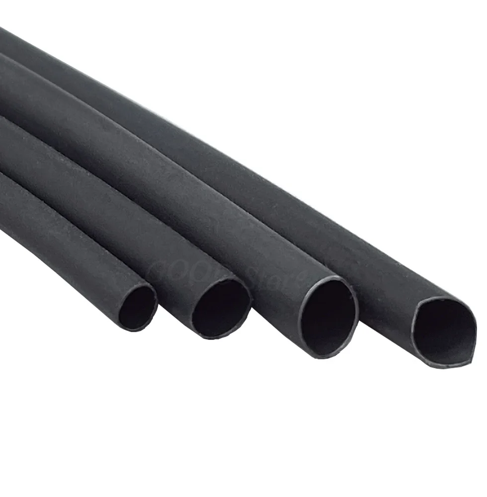 1meter / 5meter heat shrinkable tube black transparent heat shrinkable tube wrapping kit 2:1 wrapping connector cable sleeve