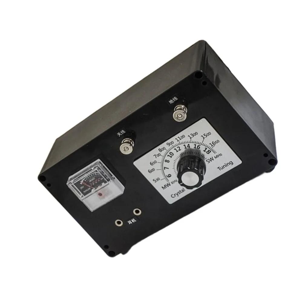 For crystal Radio Kit Supporting AM Broadcast Reception via For dual Loop Circuit Design and Diode Detection Technology