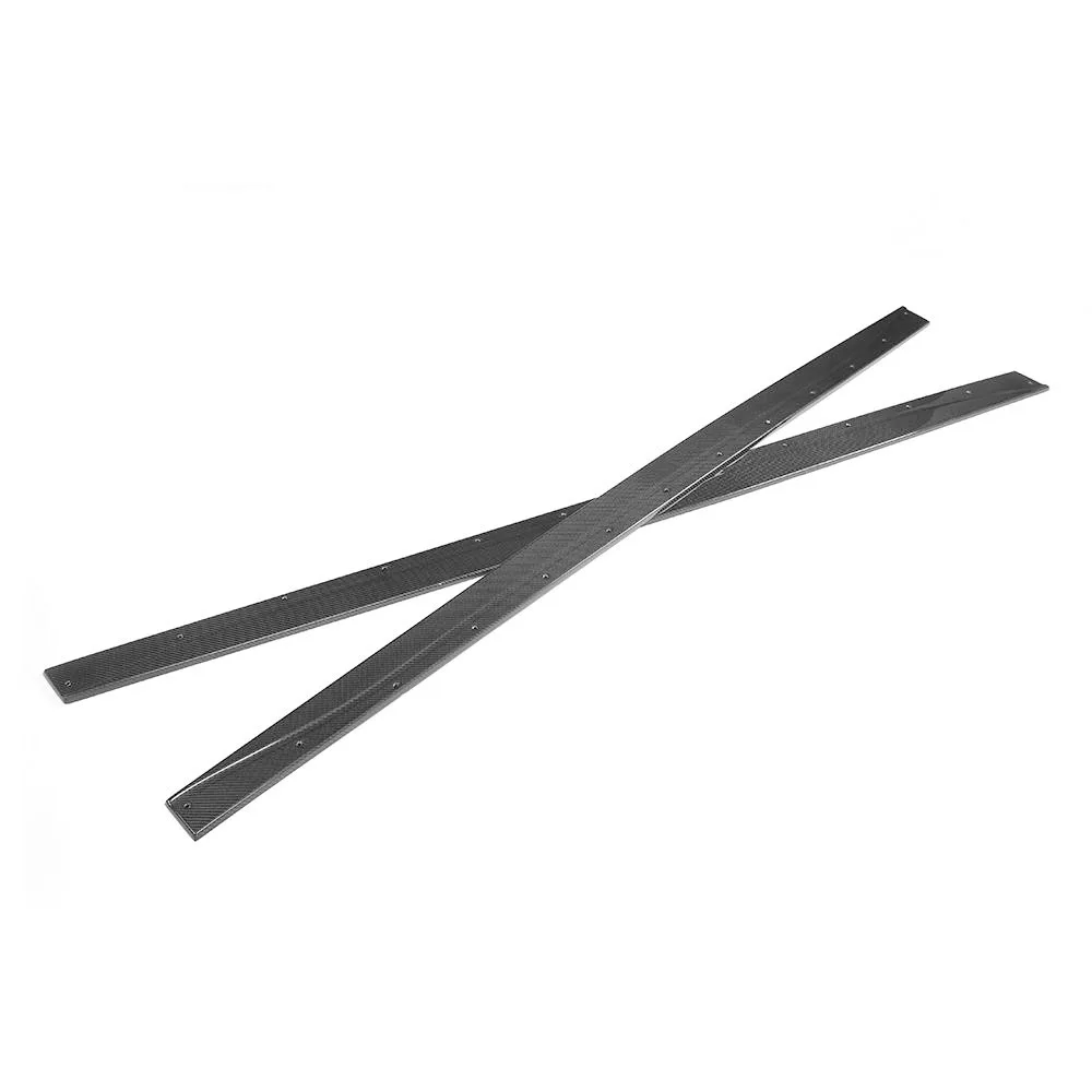 BMW New 4 시리즈 M3 M4 2015-2019 용 MP 스타일 탄소 섬유 F80 F82 사이드 스커트