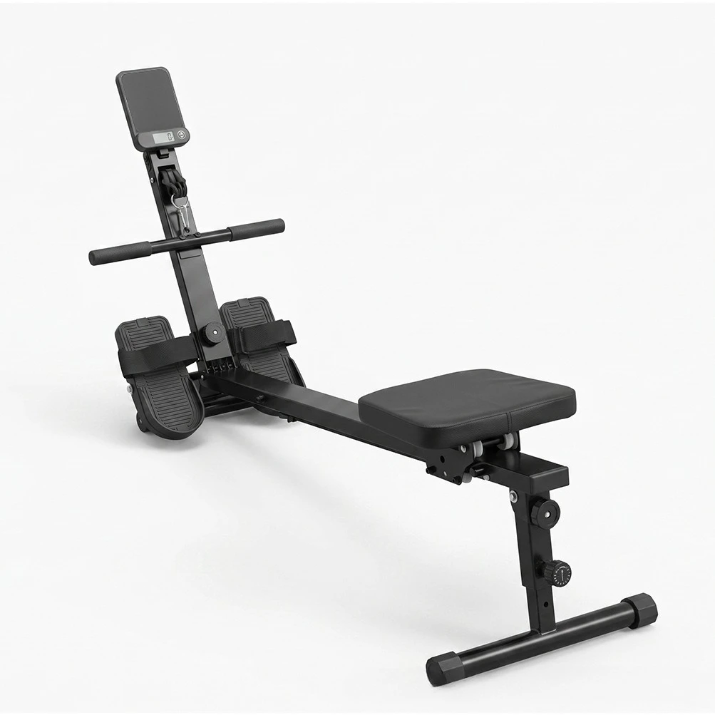 Steel Resistance Rope Rowing Machine Home Indoor Weight Loss Fitness Equipment
