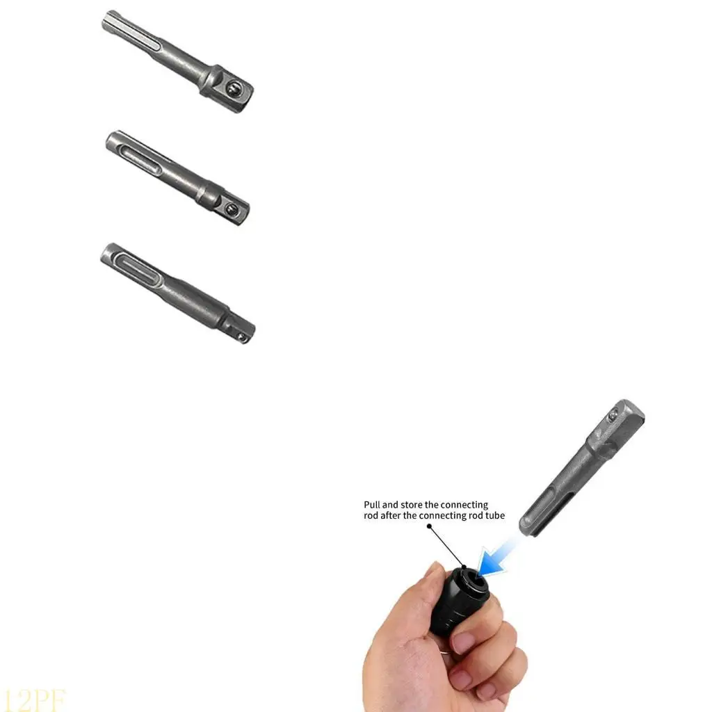 

12PF 4 шт. плюс набор адаптеров-удлинителей с шестигранной головкой, аксессуар для электроинструмента для любой дрели или из