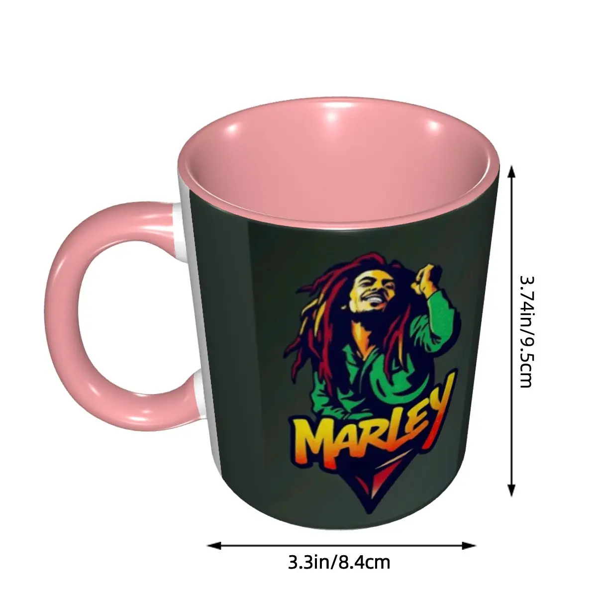 Bob Marley Reggae Mug Funny Ceramic Coffee Cups Tea Mugs Milk Cup Drinkware Gifts for Woman Man