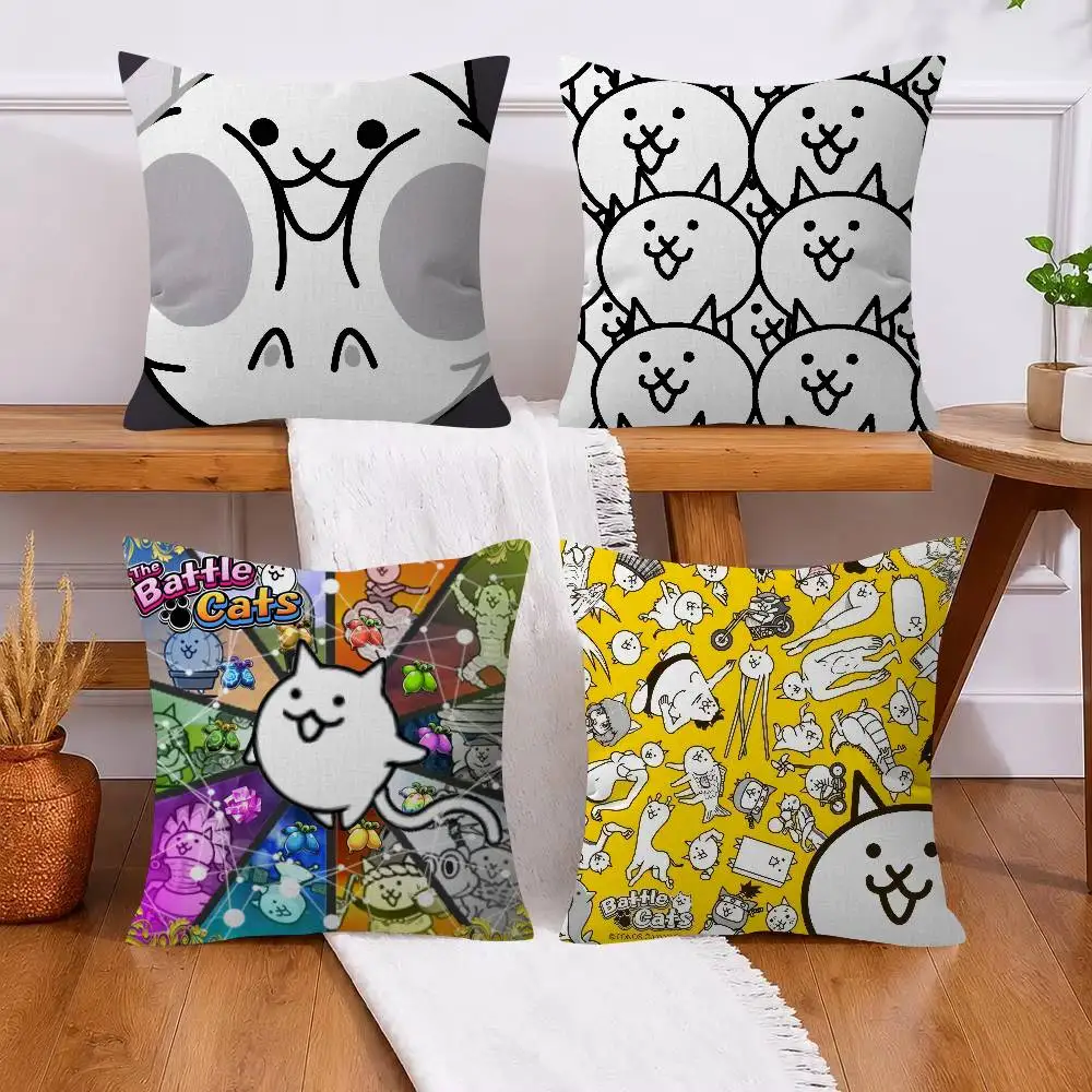 B-Battle Cats Anime    Pillow Anime Pillow Sofa Bed Head Pillow Cover Cushion Cover Fashion