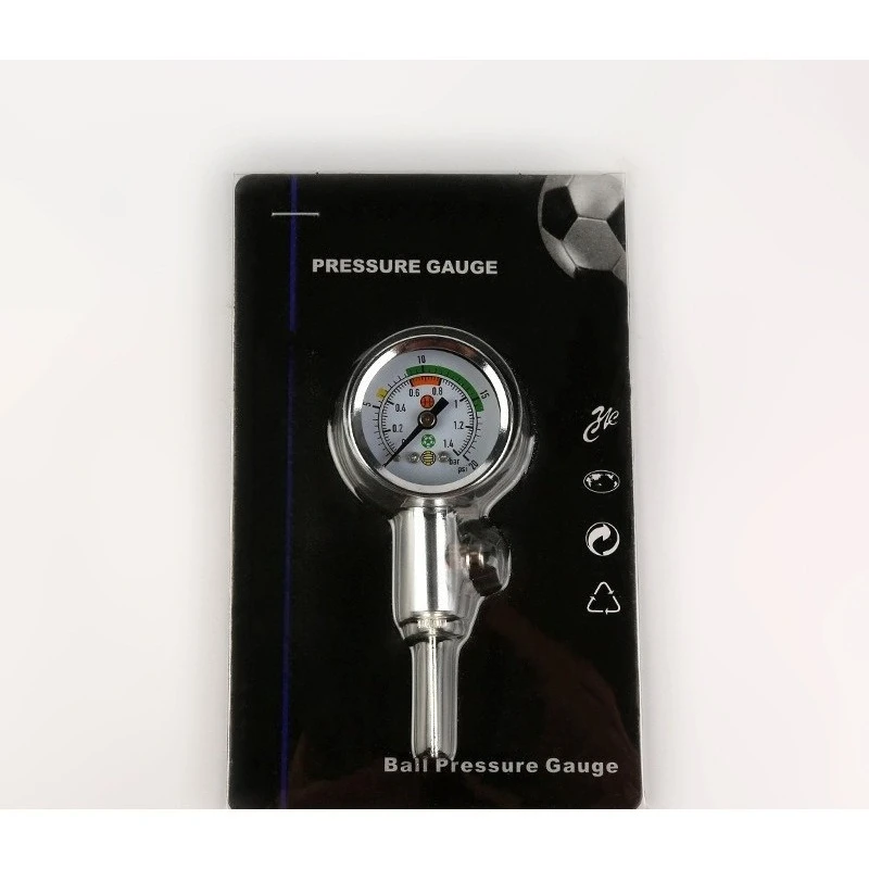 Ball barometer, pointer football, basketball, volleyball pressure device. Professional metal air pressure measurement meter