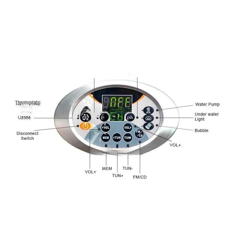 KL-819 Massage Bathtub Controller Control Board Computer Spa Control System For Bathtub Used With CE