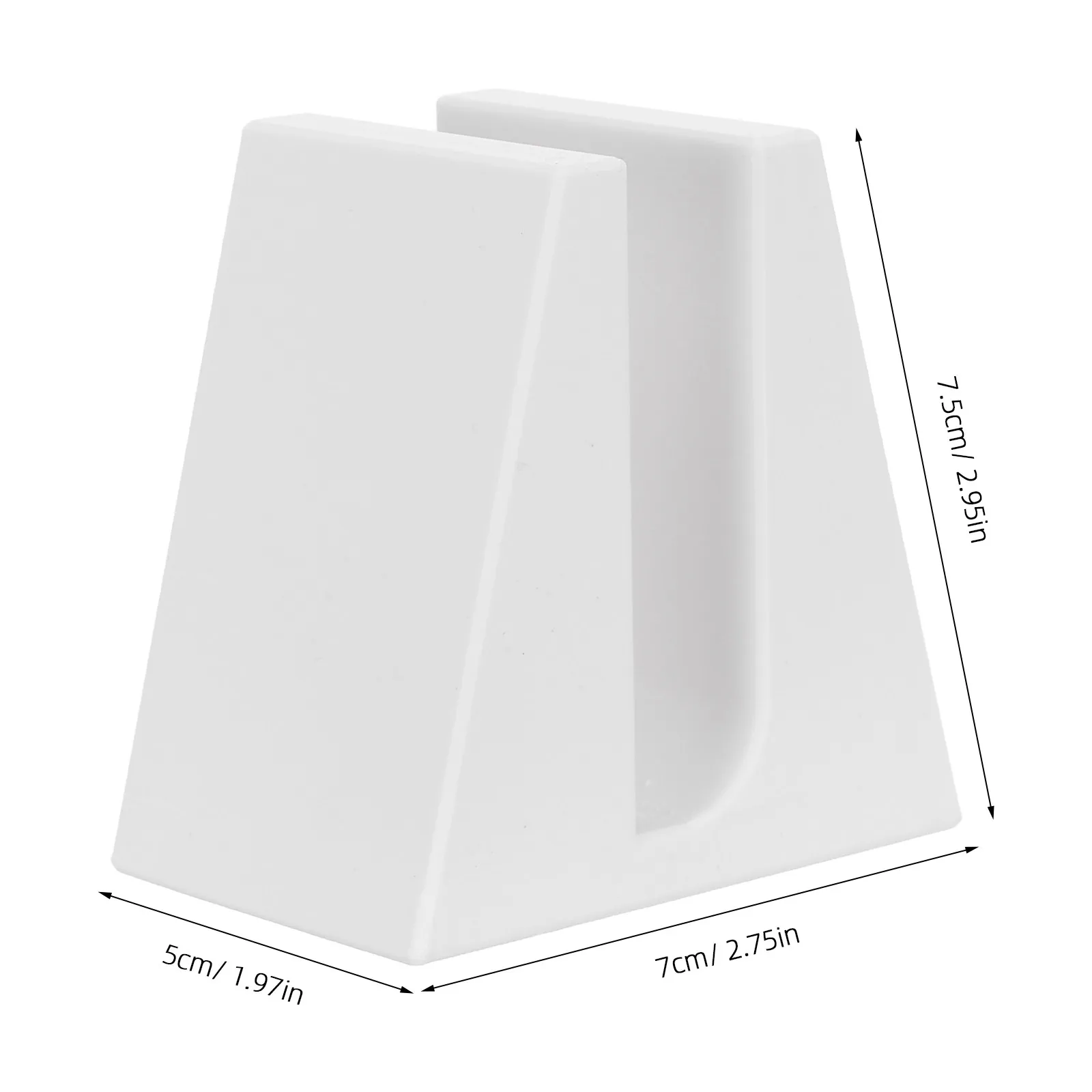 Floor Scale Organizer White Reliable Body Fat Scale Holder Space Saving for Bathroom Bedroom Laundry Storage Rack