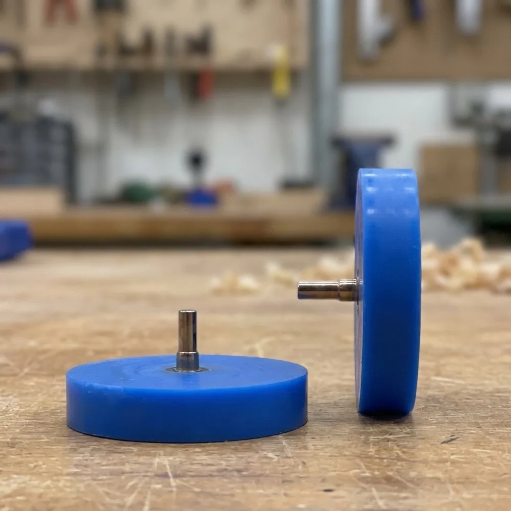 Industrial Silicone Rubber Roller for Laminating and Wrapping Applications 80mm Width Options 10mm Shaft Diameter