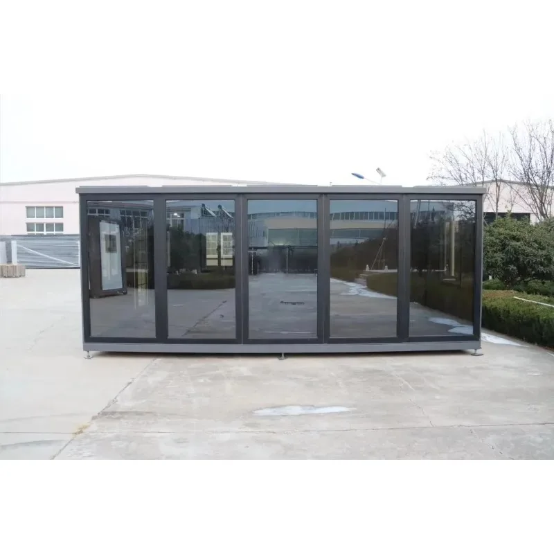 YG Customized 0206 Prefab Mobile Portable Home With Glass Walls