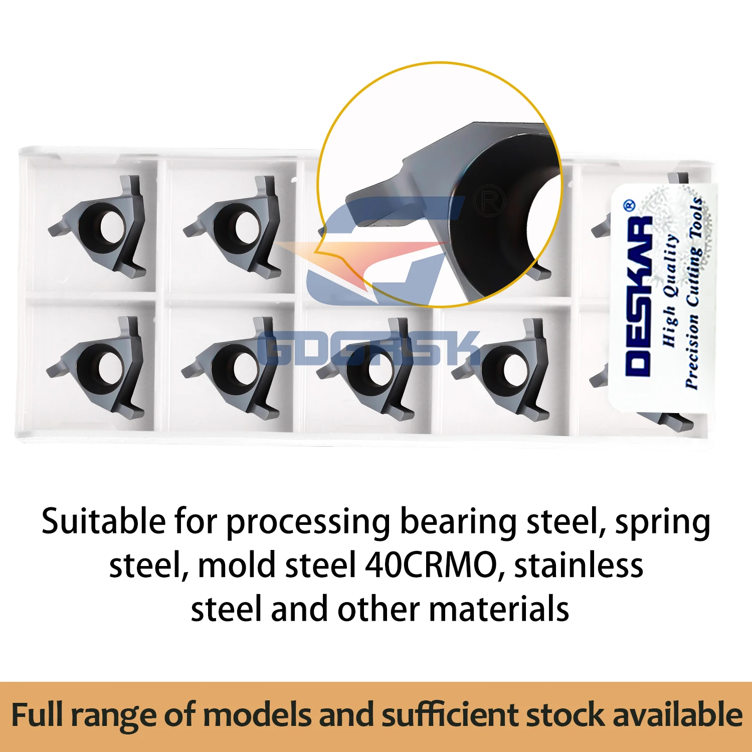 أدوات تحول الأخدود الضحلة المسطحة الأصلية 100% من DESKAR 11IR/EL 0.7 LDA قطع خارجي من الحبوب