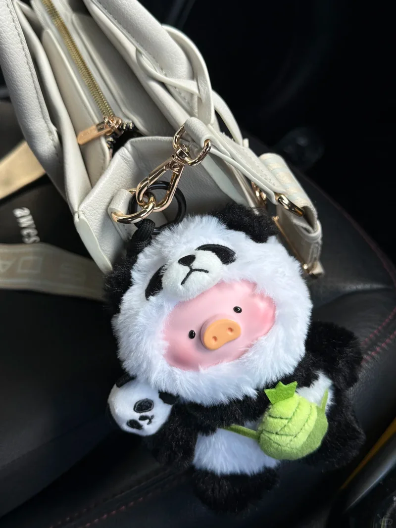 

Authentic Canned Pig LuLu Panda Vinyl Doll Pendant Cute Doll Handmade Pendant Model Toy Cartoon Decoration Doll Action Doll