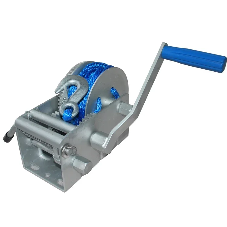 4500lb  China Supplier 3 Gear Ratchet Strap Manual  Boats Trailer 2 ton Hand Winch for Australia and New Zealand