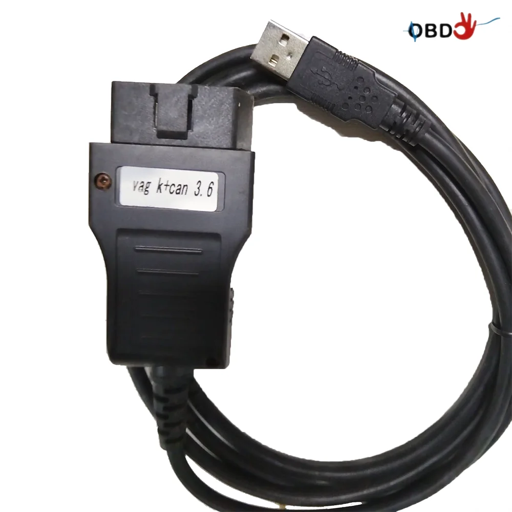 ل VAG K + CAN قائد 3.6 obdii k CAN كابل رمز القراء أدوات المسح الضوئي obd تصحيح VAG 3.6 أدوات المسح الضوئي كابل تشخيص السيارة