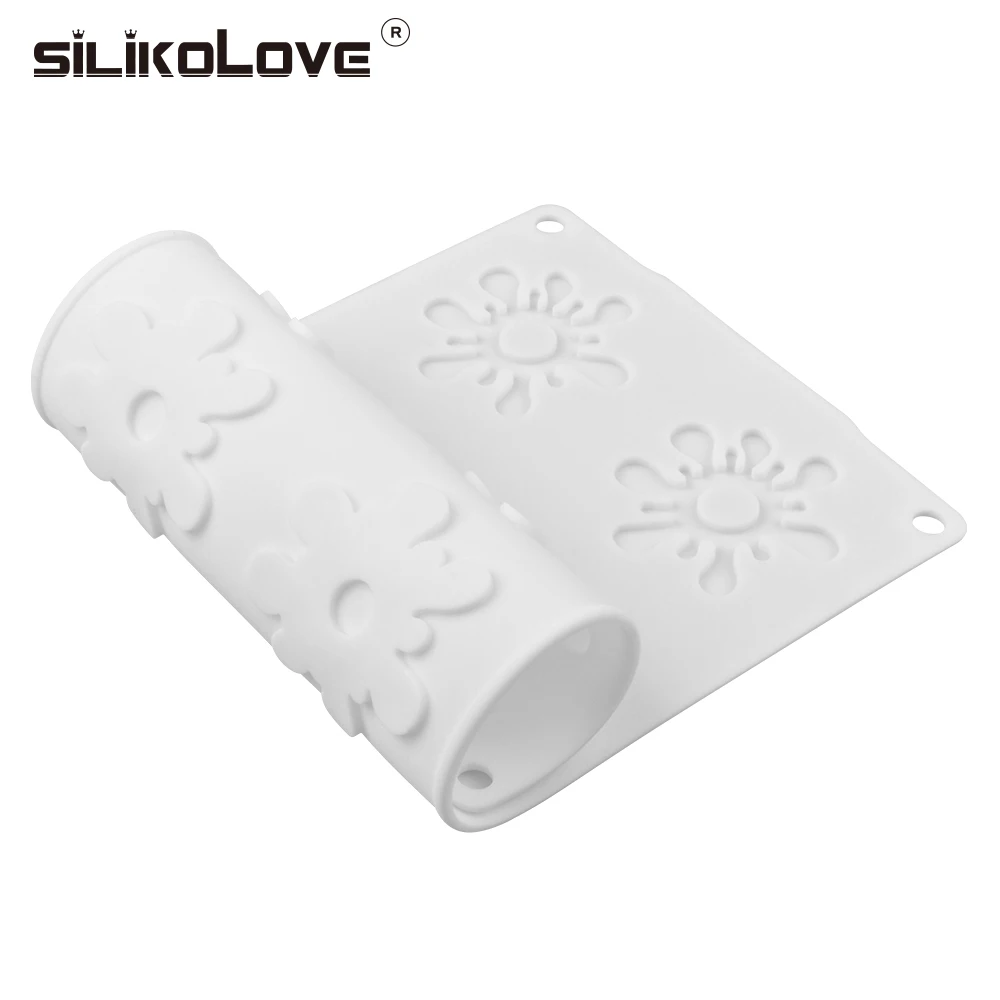 SILIKOLOVE Flower Shape Chocolate Mold Silicone Mold for Cake Decorating French Dessert Decorating Mould DIY Baking Tools