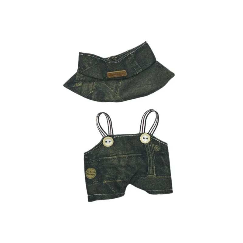 ラビュブ デニムオーバーオール ベビー服 一世代二世代三世代 ラビュブ 17cm ビニール ブラインドボックス 自虐的なクマのためのアクセサリー